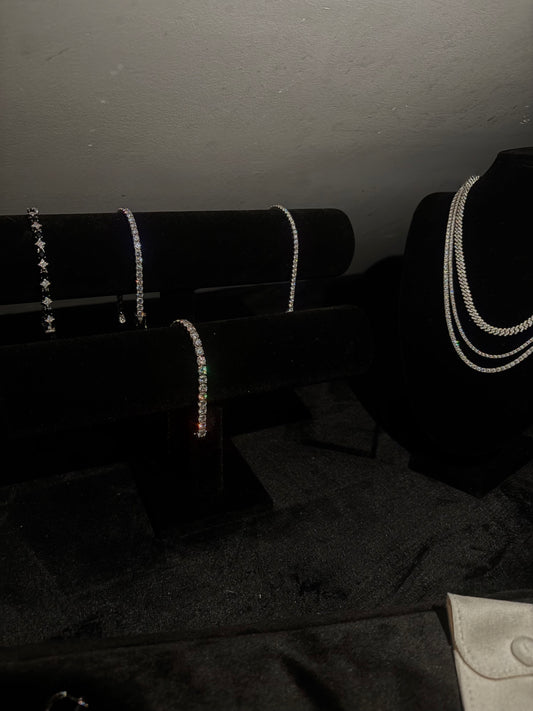 Bransoletka Tennisowa 5mm z Moissanitem - Srebro 925 | AuraJewellery Vvs1