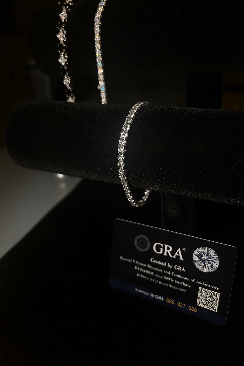 Bransoletka Tennisowa 4mm z Moissanitem - Srebro 925 | AuraJewellery