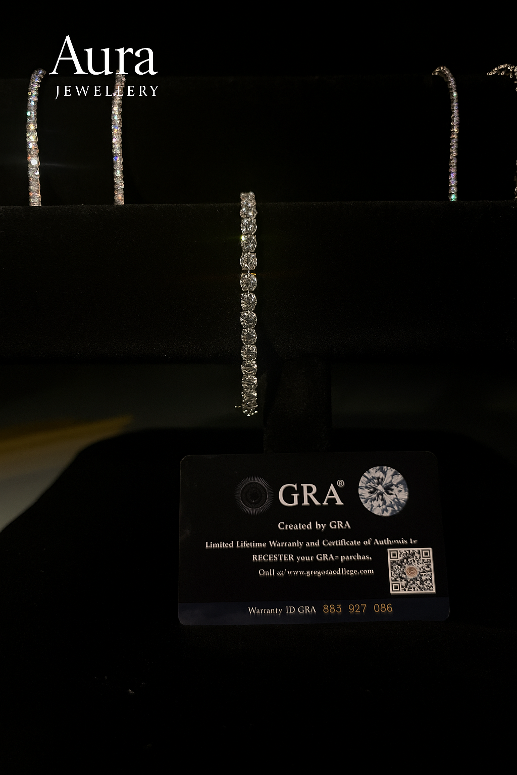 Bransoletka Tennisowa 5mm z Moissanitem - Srebro 925 | AuraJewellery