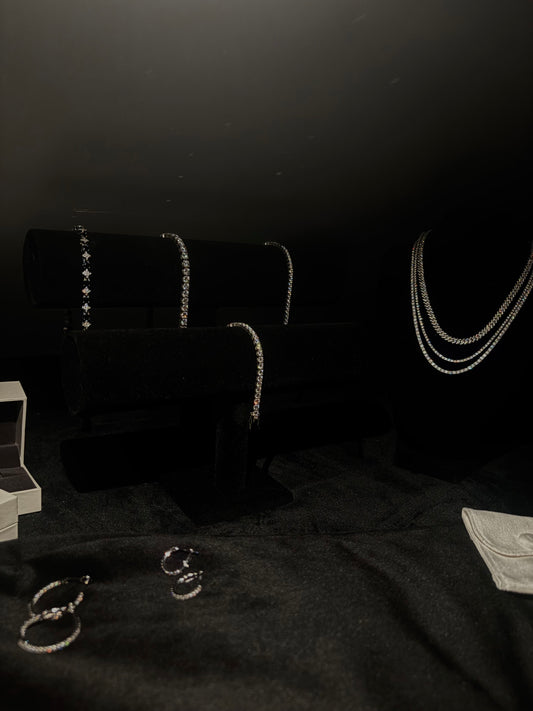 Bransoletka Tennisowa 4mm z Moissanitem - Srebro 925 | AuraJewellery Vvs1