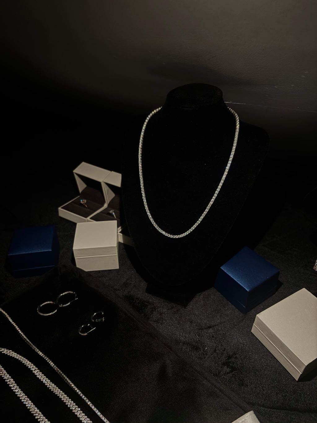 Naszyjnik Tennisowy 3mm z Moissanitem - Srebro 925 | AuraJewellery