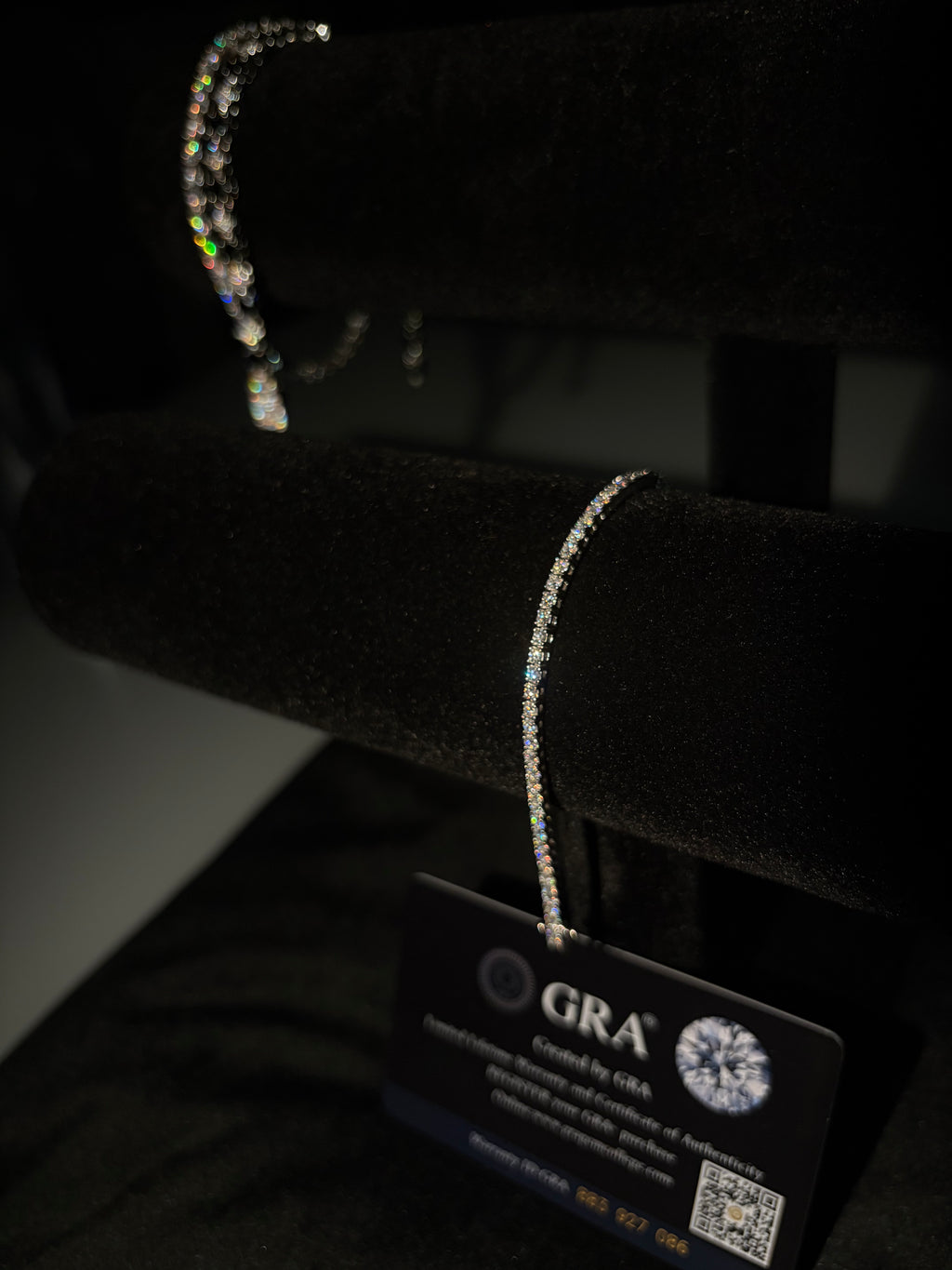 Bransoletka Tennisowa 2mm z Moissanitem - Srebro 925 | AuraJewellery