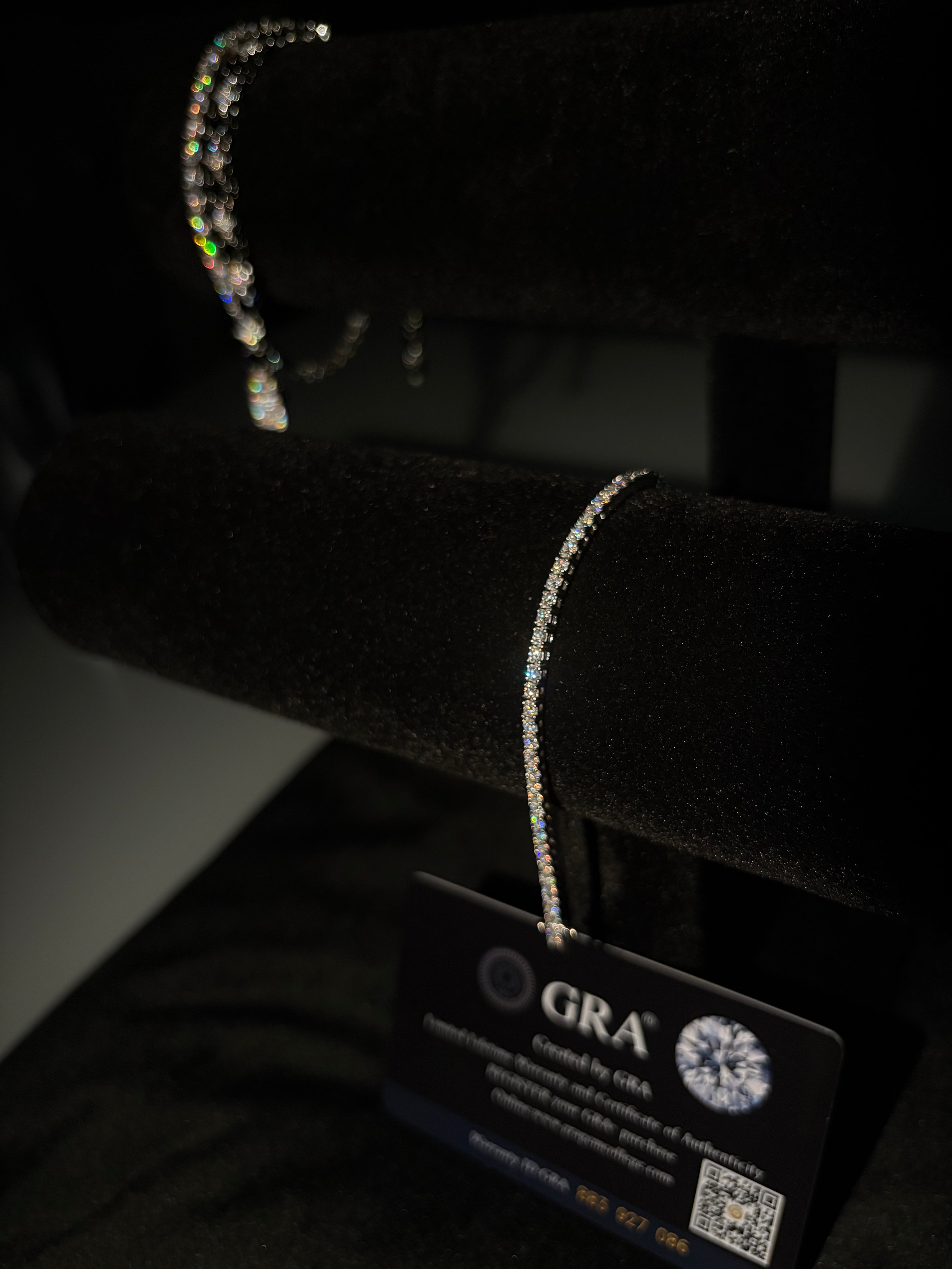 Bransoletka Tennisowa 2mm z Moissanitem - Srebro 925 | AuraJewellery