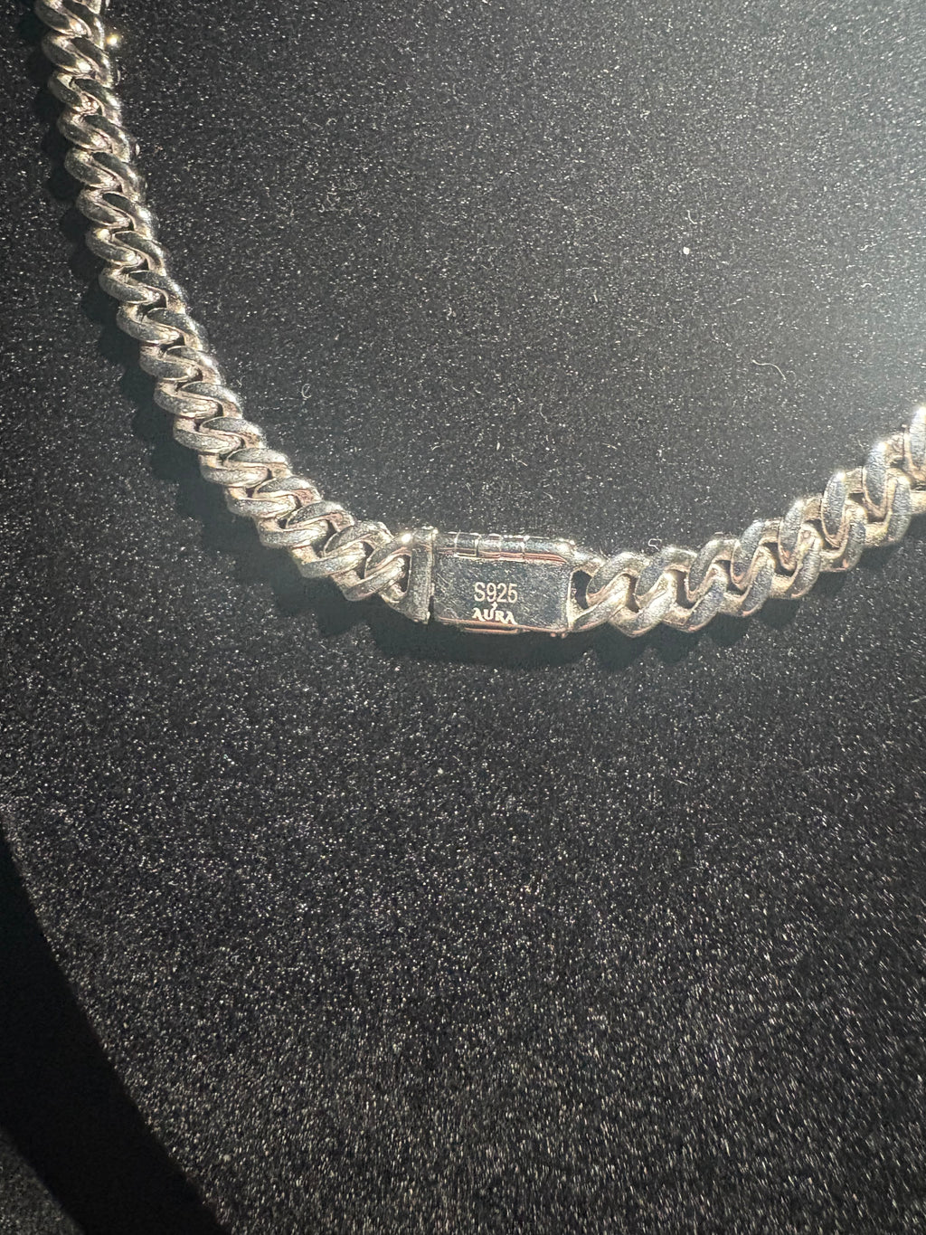 Łańcuszek Kubański 6mm z Moissanitem - Srebro 925 | AuraJewellery