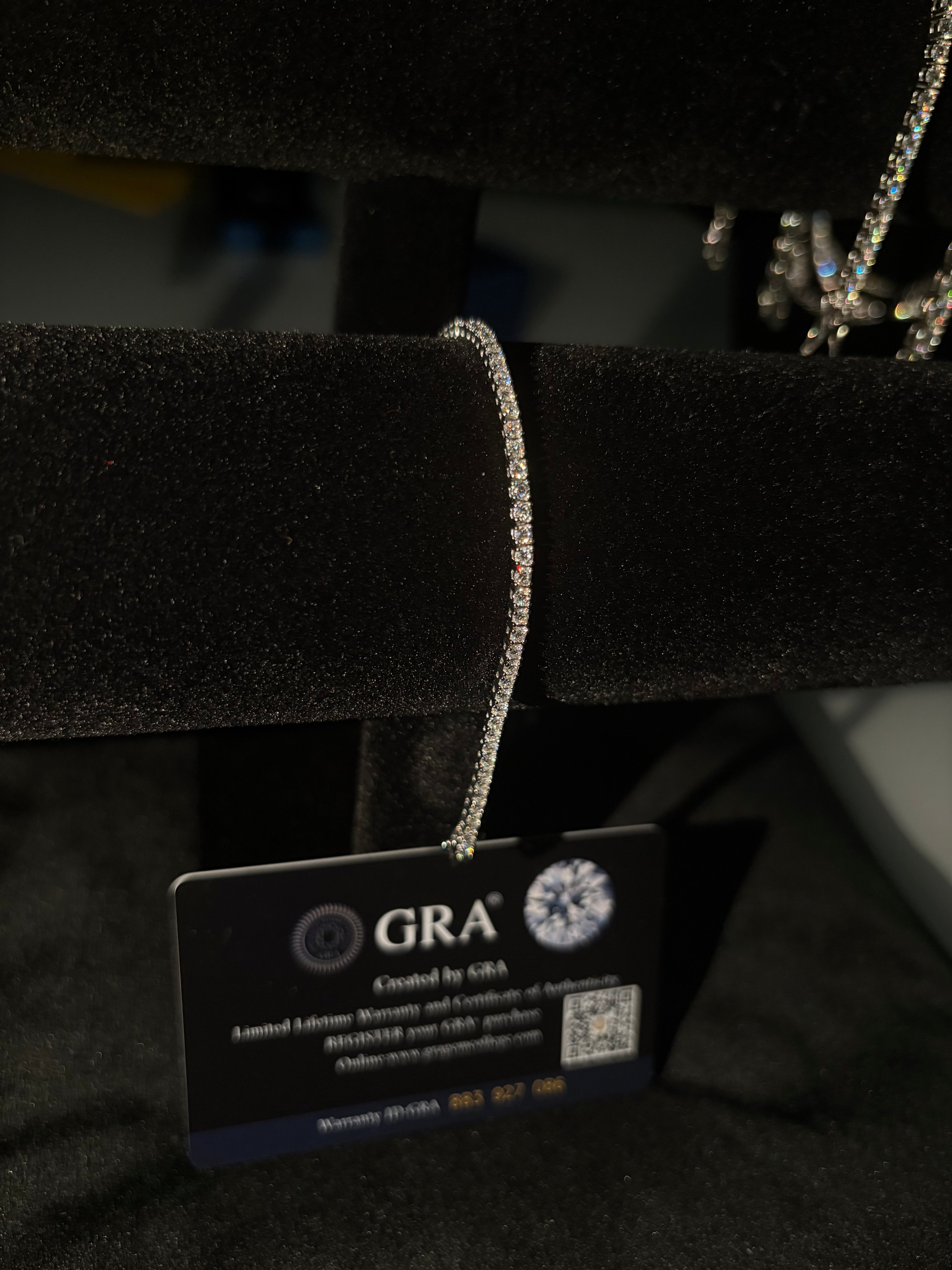 Bransoletka Tennisowa 2mm z Moissanitem - Srebro 925 | AuraJewellery