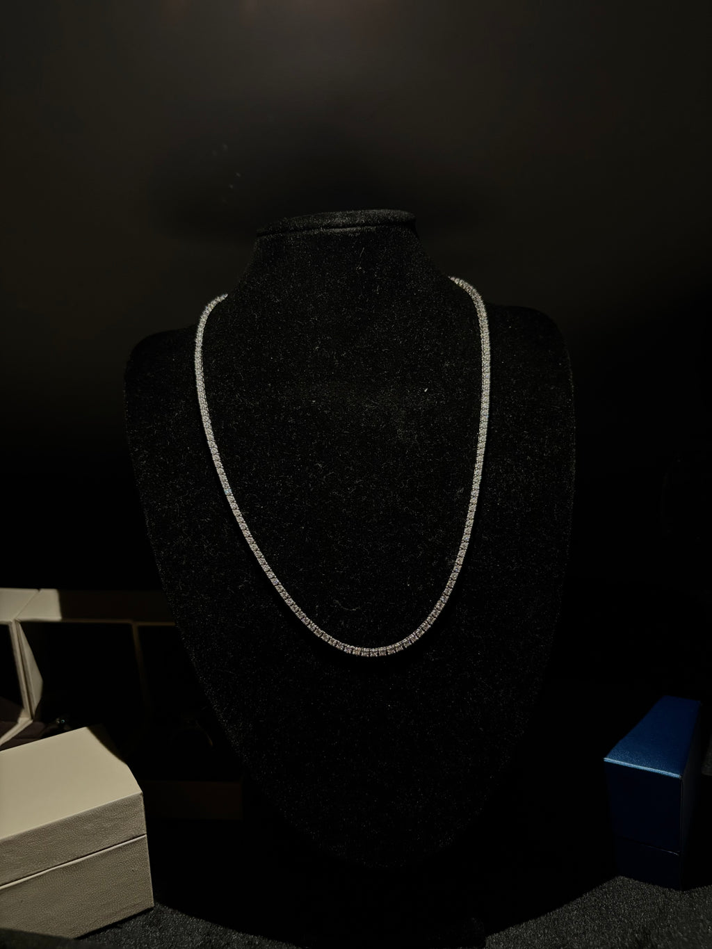 Naszyjnik Tennisowy 2mm z Moissanitem - Srebro 925 | AuraJewellery