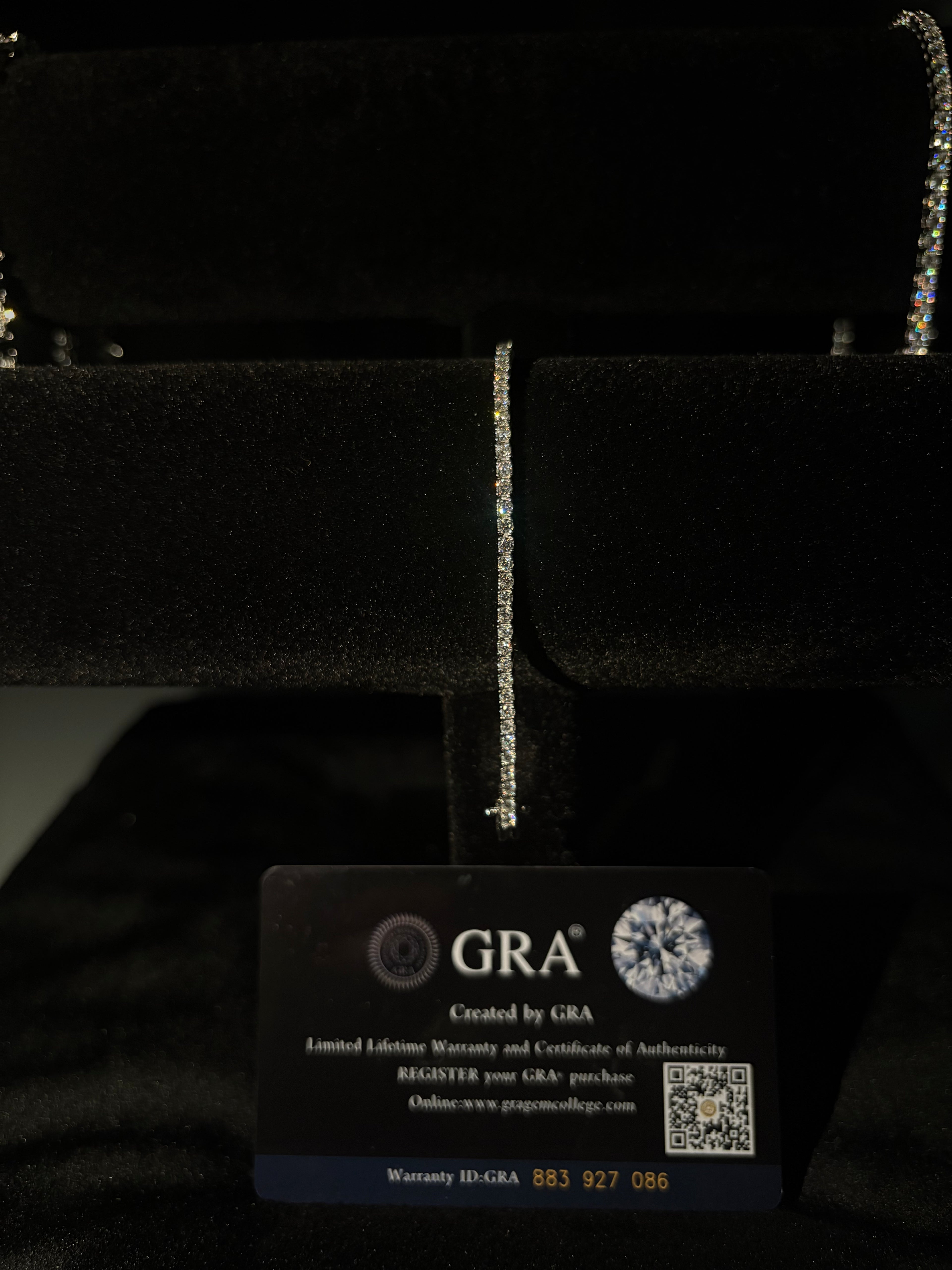 Bransoletka Tennisowa 2mm z Moissanitem - Srebro 925 | AuraJewellery