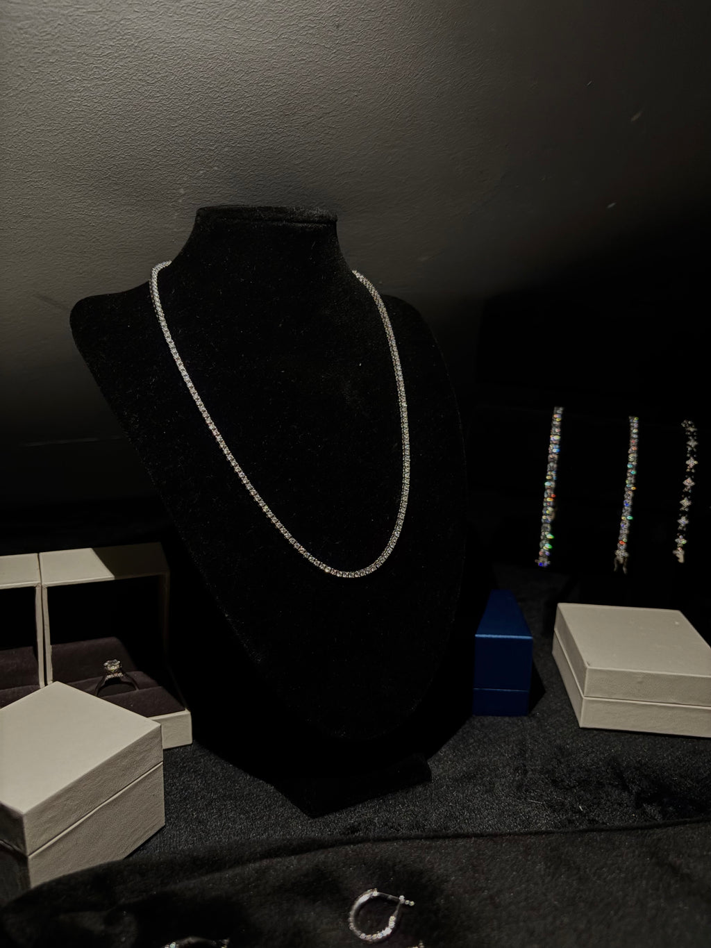 Naszyjnik Tennisowy 2mm z Moissanitem - Srebro 925 | AuraJewellery