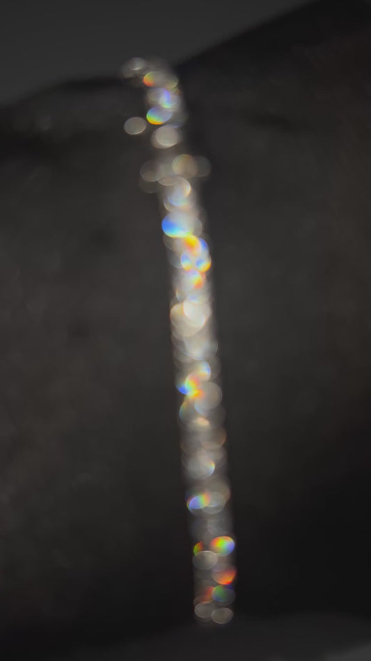 Bransoletka Tennisowa 2mm z Moissanitem - Srebro 925 | AuraJewellery Vvs1