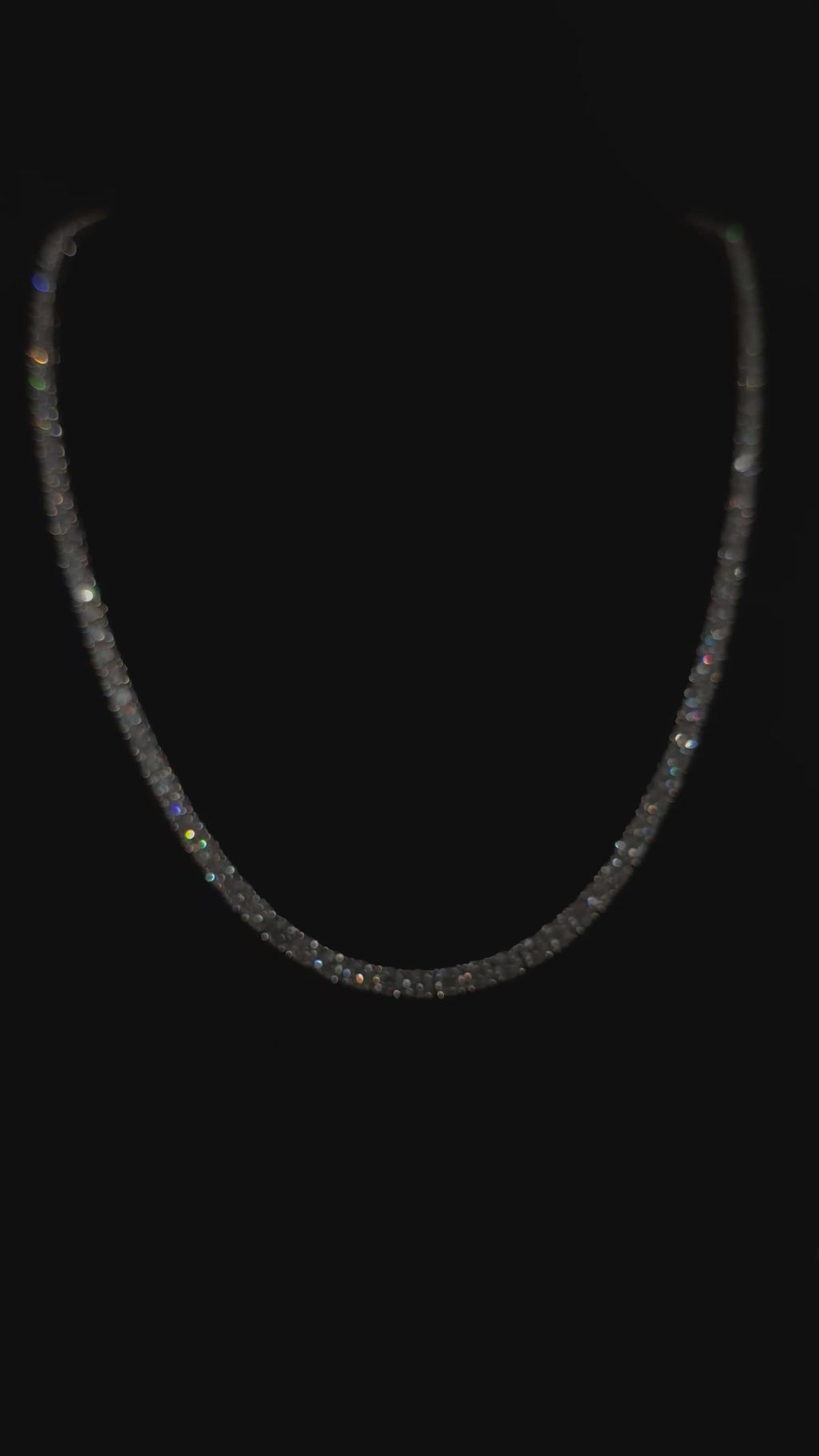 Naszyjnik Tennisowy 3mm z Moissanitem - Srebro 925 | AuraJewellery