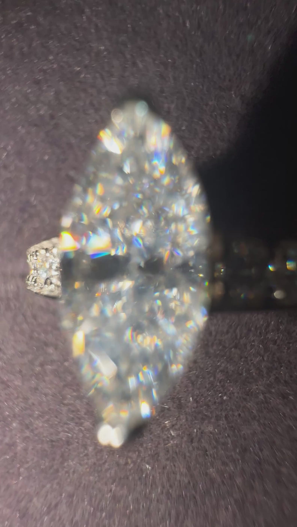 Pierścionek Moissanite Brilliance Srebro 925 | Aura Jewellery