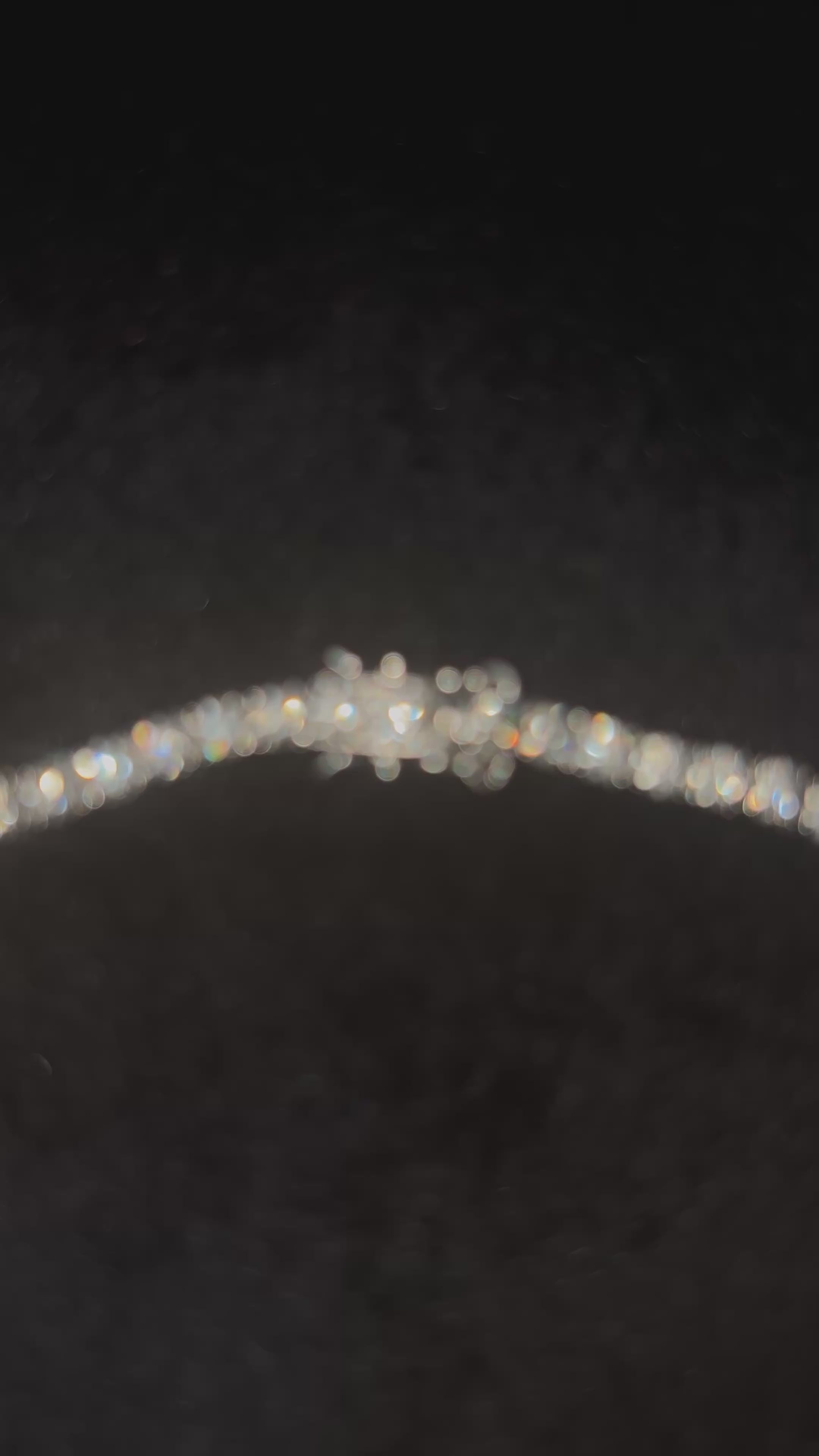 Naszyjnik Tennisowy 3mm z Moissanitem - Srebro 925 | AuraJewellery